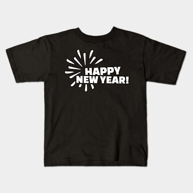 Happy New Year Kids T-Shirt by Designzz